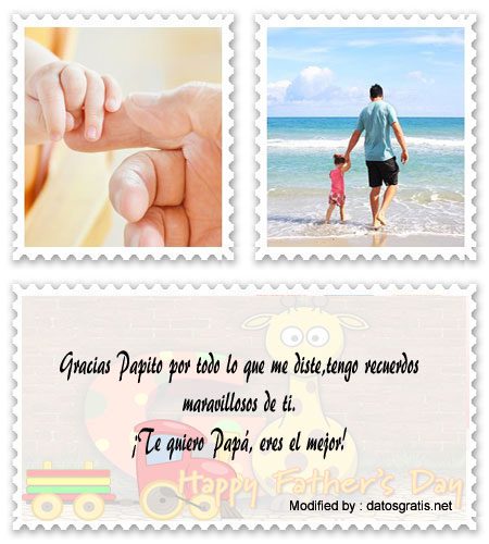 Mensajes por el Día del Padre para mi Papá | Frases ¡Feliz Día del Papá!